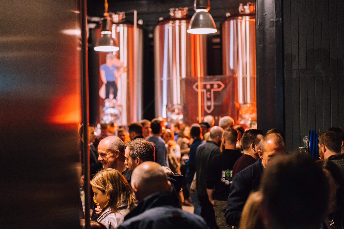 FivePointsBrew's tweet photo. Thank you #CraftBeerCalling! 🙌
Everyone at @wylambrewery knows how to put on one hell of a party! 🎉
Cheers to everyone who came and drank our beers over the weekend, especially the first releases of our Barrel Aged Grand Stout and Old Greg’s Barley Wine 🖤 https://t.co/wppRfmbc7T