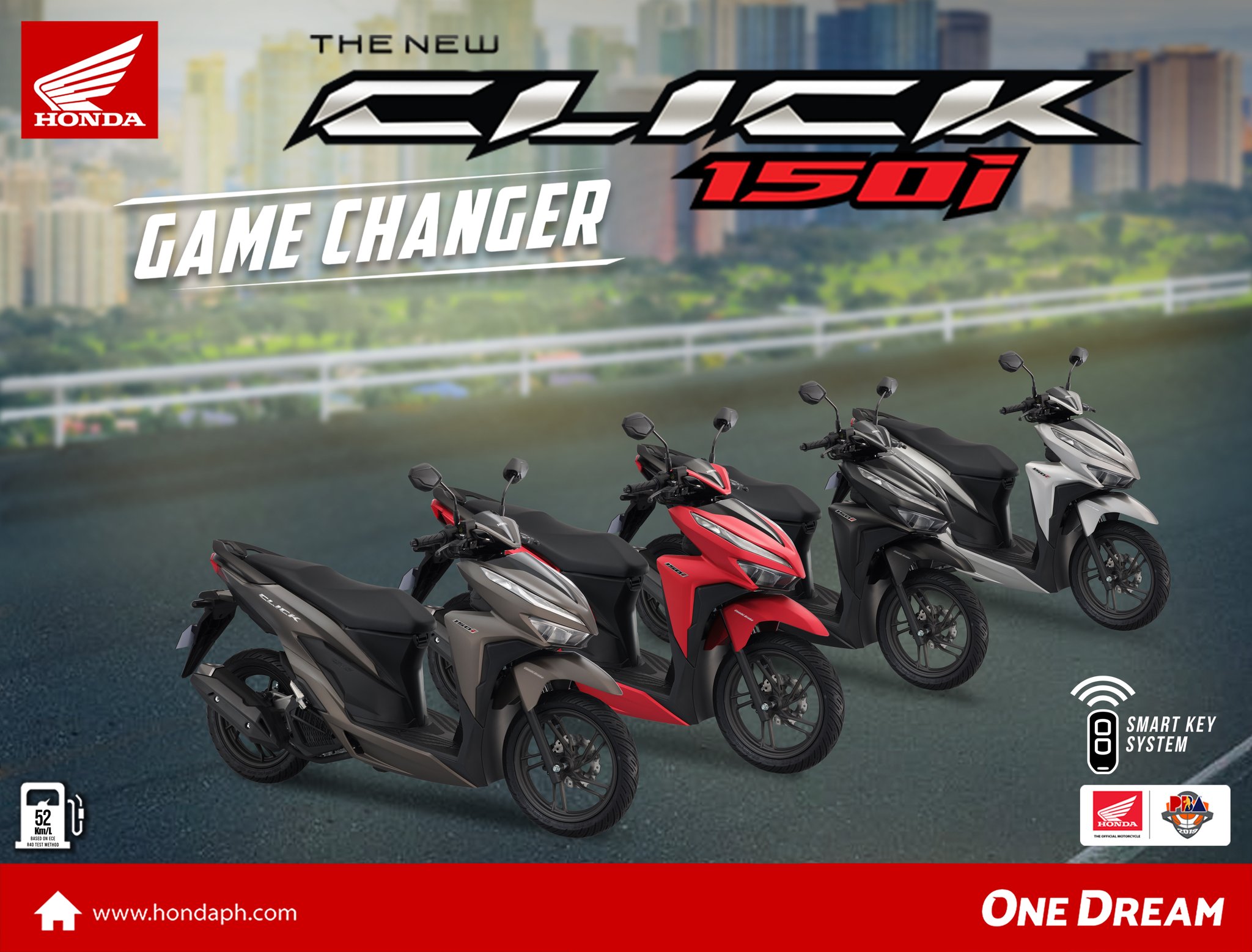 Honda Philippines Be In Style Not Only In Its Stylish Design But Also In Its Fashionable Colors Be A Gamechanger Now With The New Click150i Motomonday T Co Wpfxys4j