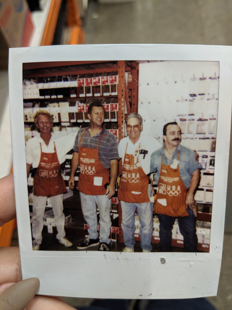 Katrina_Rie's tweet photo. Mr.Mike 1996 and now!! (Hes the one in white with glasses) This made my day 😍 @Chuck_Carolus @AkinsMel @jenny_helme #d52elite #homedepot #hd4701 #workfamily https://t.co/CGDOdrRiB1