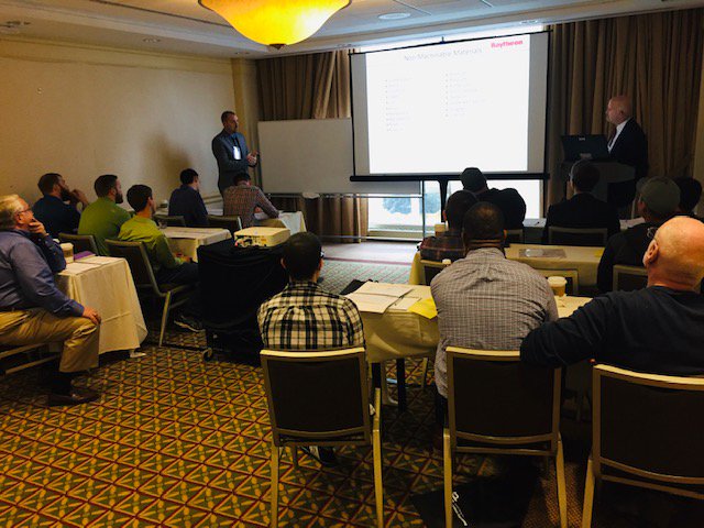 Caphillmgmt's tweet photo. CHMS is in Pittsburgh running the 2019 Annual Meeting of the American Society of Precision Engineering (ASPE).  The week-long conference kicked-off with specialized tutorial sessions. #CHMSClient https://t.co/qCpT6Q0psT