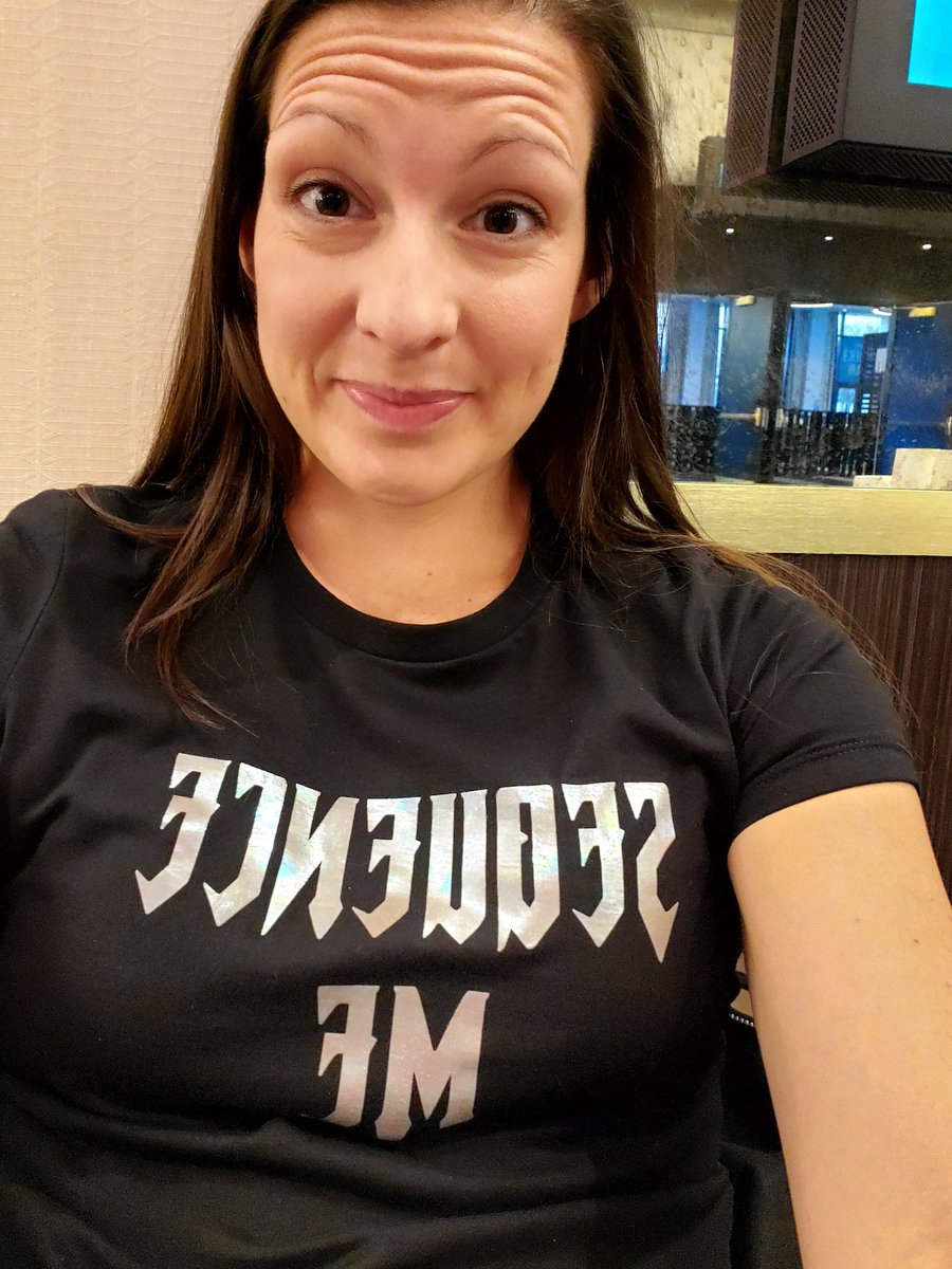 caudettebauman's tweet image. Good morning #HLTH2019! Come find me at the @intel booth to learn about #SequenceMe and get a free tshirt to support a great cause! @bryceolson