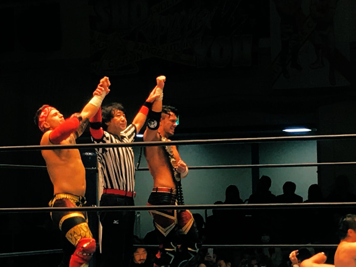 ossan_idea's tweet photo. オスプレイ&ロビー
#njpw #njpst #willospreay #robbieeagles #THEBIRDSOFPREY https://t.co/irHLudoP6k