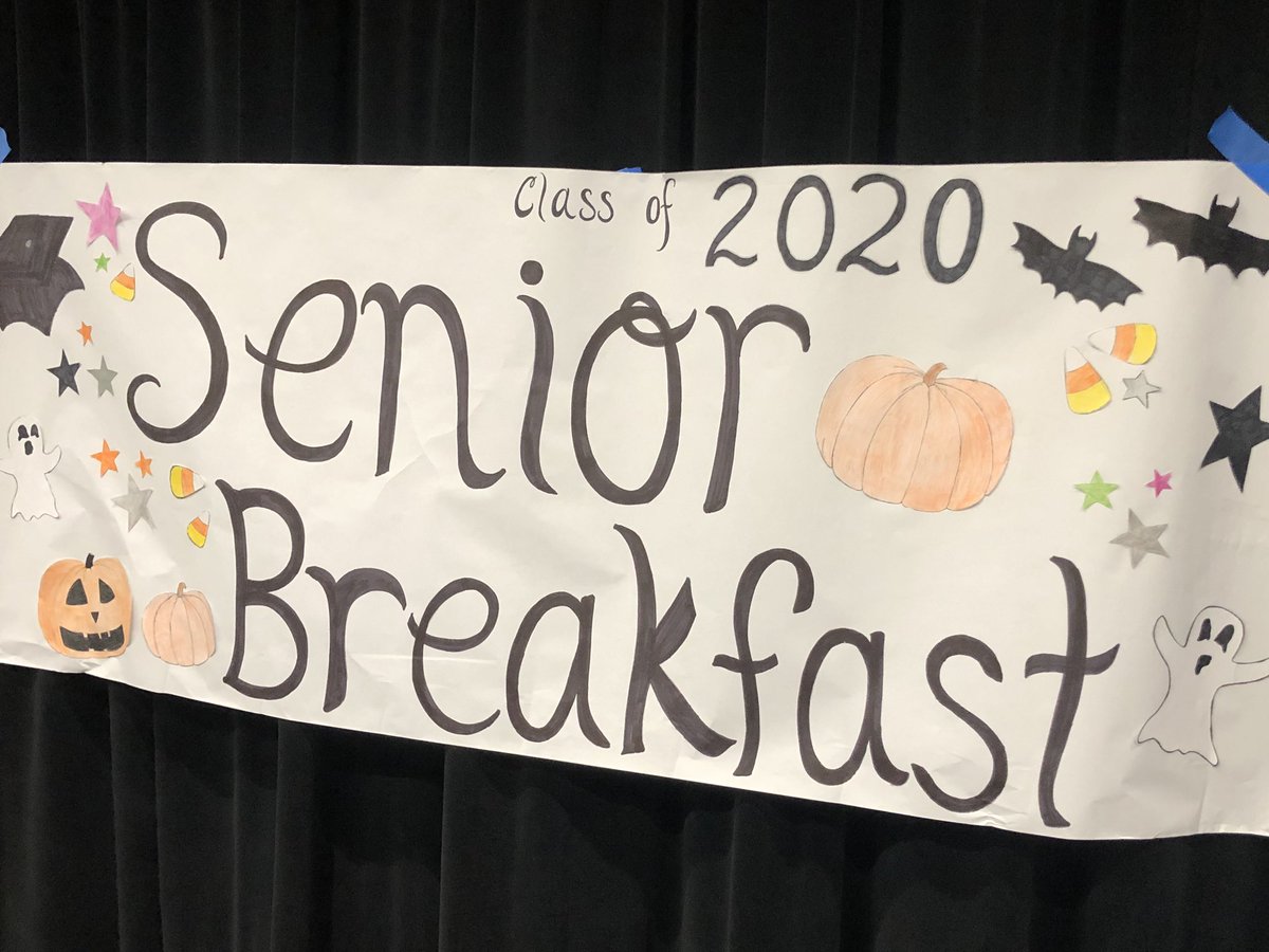 RBVHighSchool's tweet photo. Class of 2020 Senior Breakfast! #rbvhs #ranchoIMPACT #respecttheranch https://t.co/B23w9CbHB1