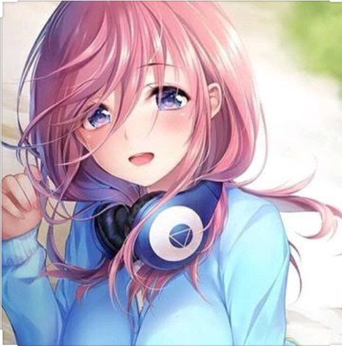 健人@声優、アニメ好きと繋がりたい。さんがTwitterに投稿した中野三玖(五等分の花嫁)のイラスト。