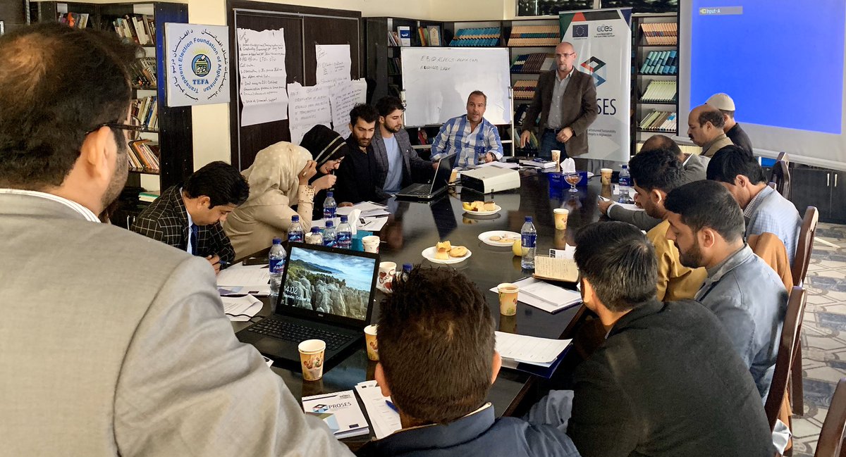 TEFAorg's tweet photo. Delighted to host ECES post-election workshop with election observation organizations in TEFA HQ in Kabul.😊The program has truly been an achievement  not only for the ECES, but for all participants.❤️ https://t.co/bxa3ZzKvVI