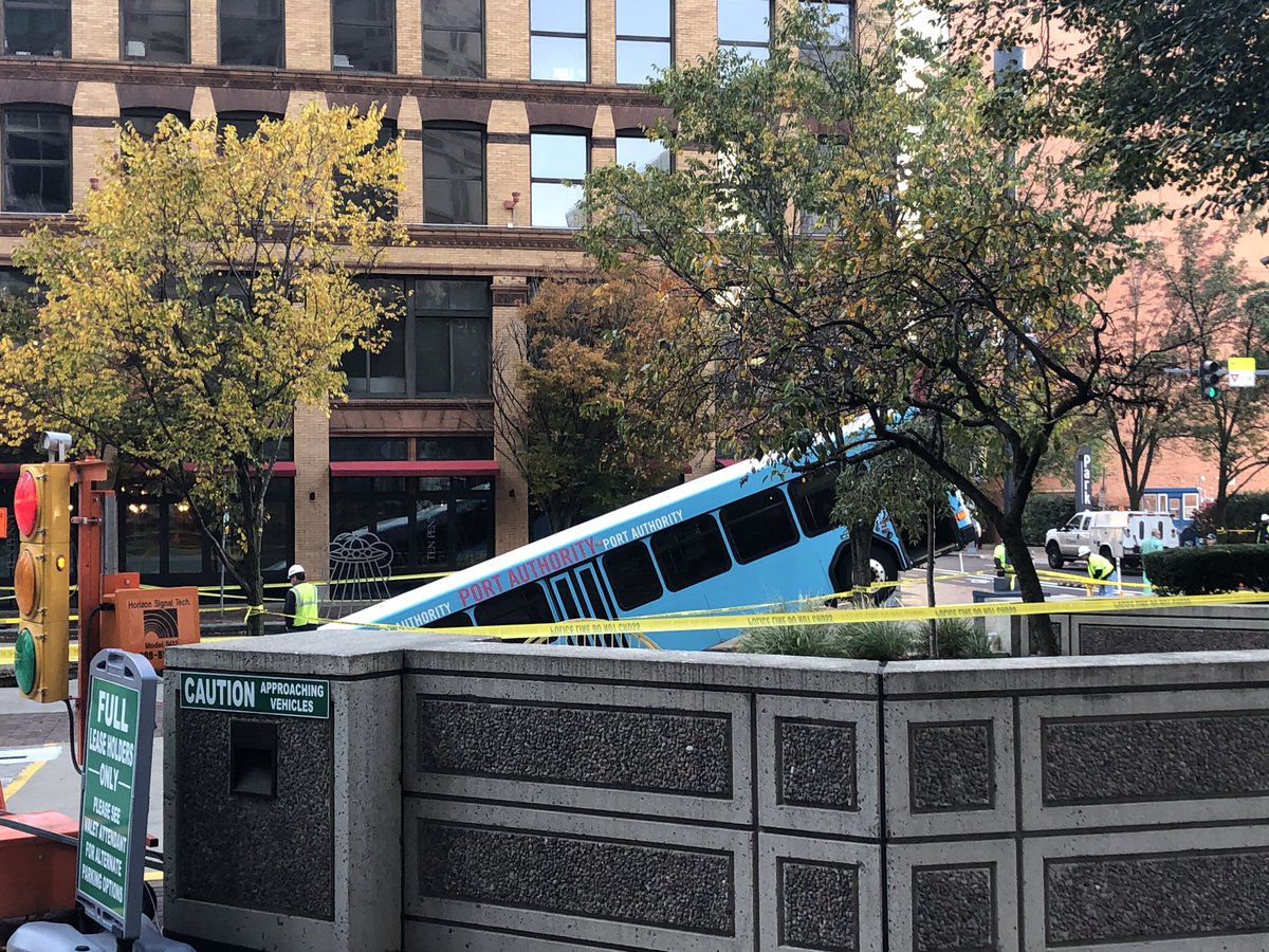 So excited the street ate a bus.