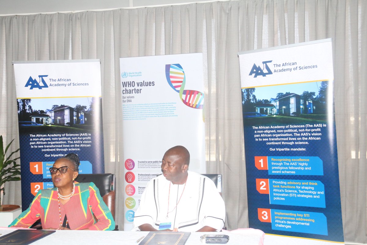 WHOEthiopia's tweet photo. Exciting momentum held today during the #GlobalChallenge2019 in Addis Ababa, Ethiopia as @AASciences and WHO has signed a MoU to create a mechanism that can be able to scale up the innovation in Africa continent for the purpose of improving health for the citizen. https://t.co/cXkaEddzb5