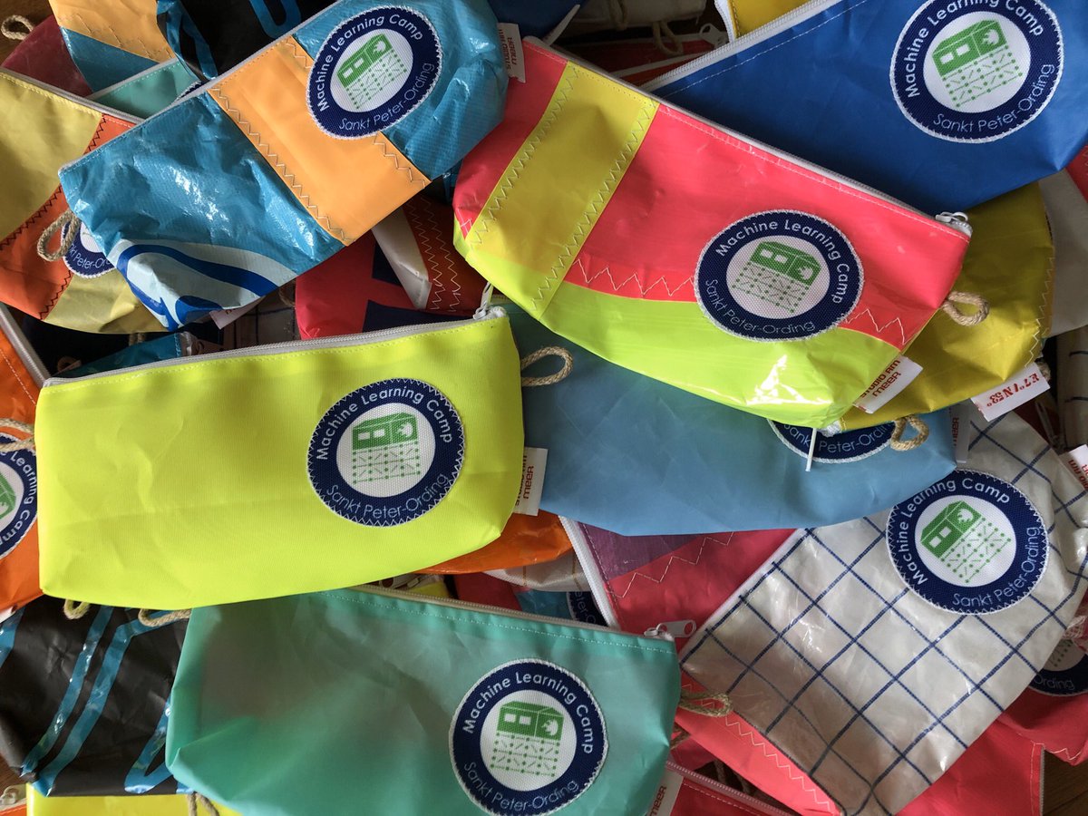 Wer nicht zum #mlcspo19 kommt, bekommt auch nicht so ein schönes Give-away aus Segeltuch 🤓 mlcspo.de #machinelearning #ki #DeepLearning #startupsh