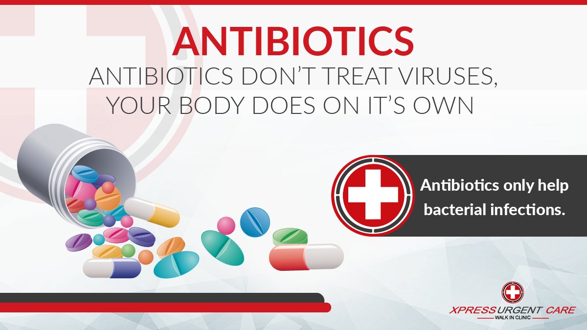 Xpress Urgent Care On Twitter Special Reminder About Antibiotics