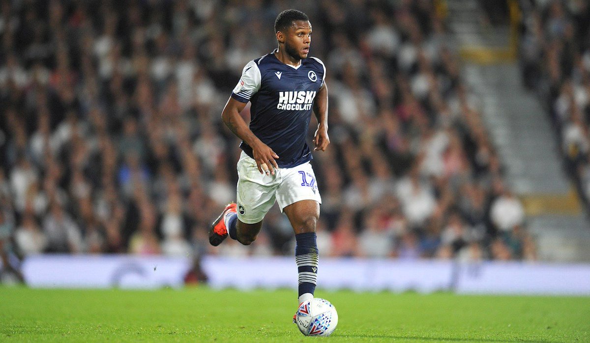 MillwallFC's tweet photo. 1⃣5⃣0⃣  💪

🦁 Congratulations to Mahlon Romeo, who made his 150th competitive #Millwall appearance in Saturday's win over Stoke City! https://t.co/e1icojTJb5