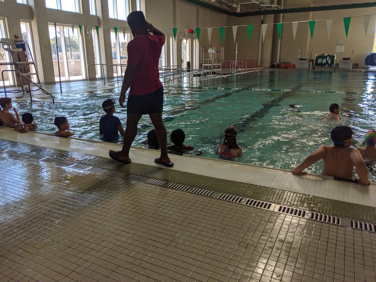 Day 1 swimming!
