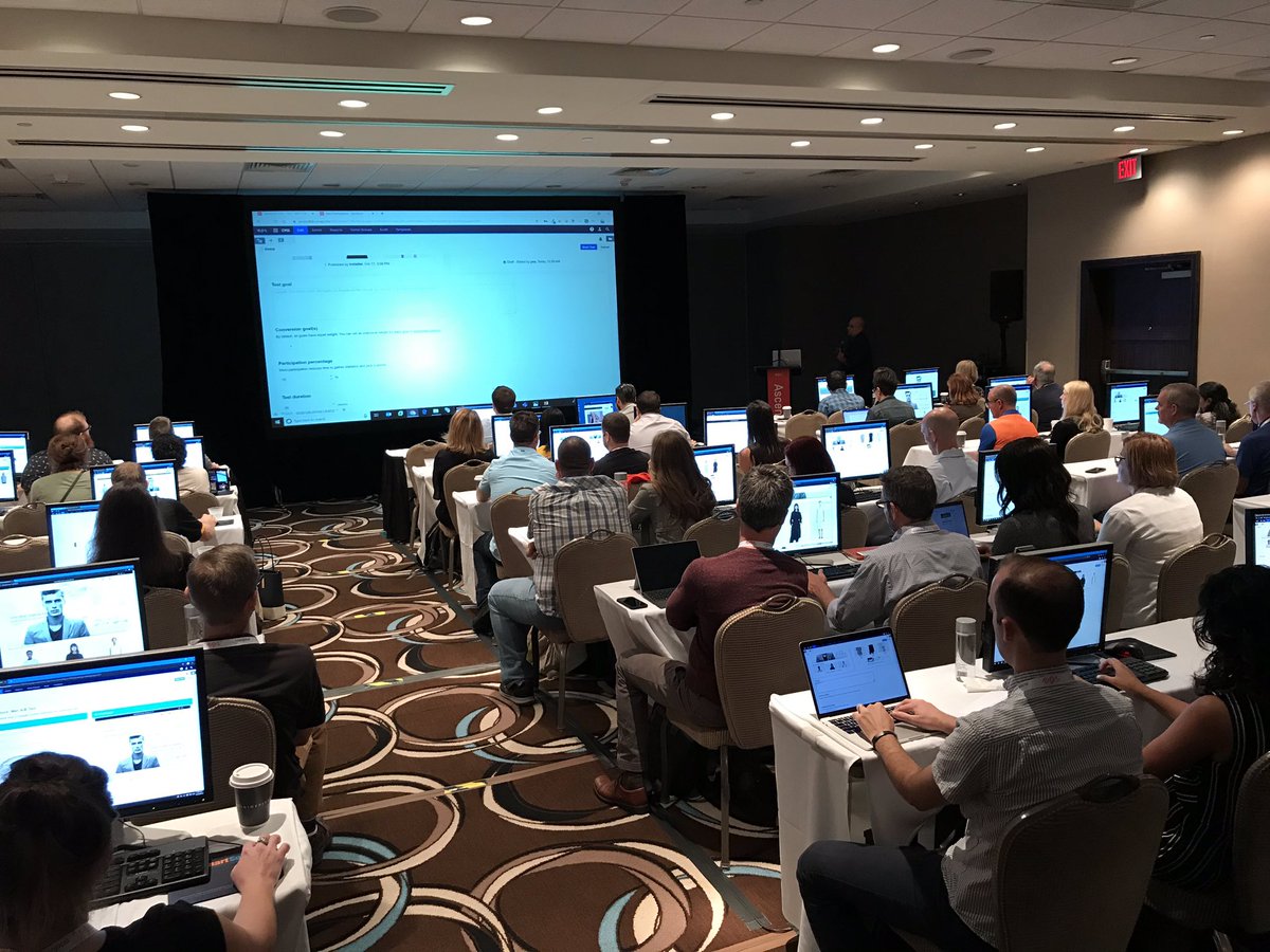 episerver's tweet photo. Hands-on marketing labs are packed out! #Ascend2019 https://t.co/P4yYJJlpQZ