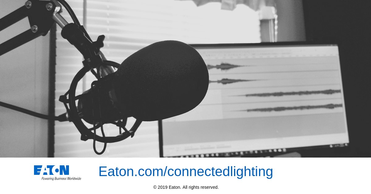 Join our industry experts to hear the latest trends, product news and insights happening in the connected lighting space. Check out our podcasts: eaton.works/31fO9l1