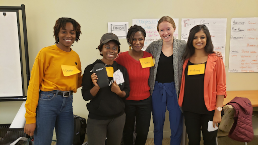 IH887_BU's tweet photo. The Three Delays Model - After deciding to seek care, reaching care is often a challenge for many women. A role-playing exercise exhibited that those with more financial and emotional support can reach the hospital quicker! #The money checkpoint was expensive! #Canwemakeit? https://t.co/939HmhHWgg