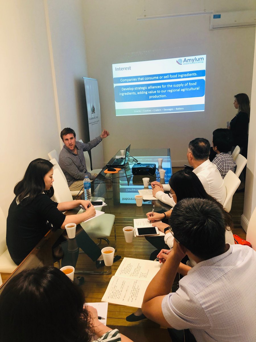 CamaradelAsia's tweet photo. La Cámara del Asia junto con las Empresas: Amylum S.A.; Prodar S.R.L. y Pet Food Saladillo, dieron la bienvenida a la Comitiva china de la Ciudad de Shanghai.
#camaradelasia #negociosconasia #china #shanghai #asia #comercioexterior #agro #Amylum #Prodar #Petfoodsaladillo https://t.co/MMkGFkEjCe