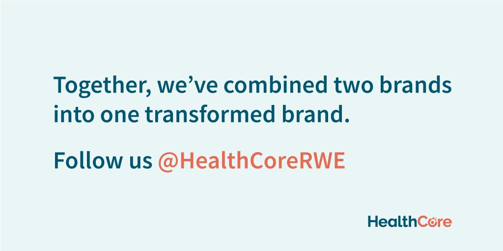 NERIScience's tweet image. We’ve combined two brands into one transformed brand. @NERIScience is now @HealthCoreRWE. Together we’re offering more services, resources, and expertise. Follow us @HealthCoreRWE!