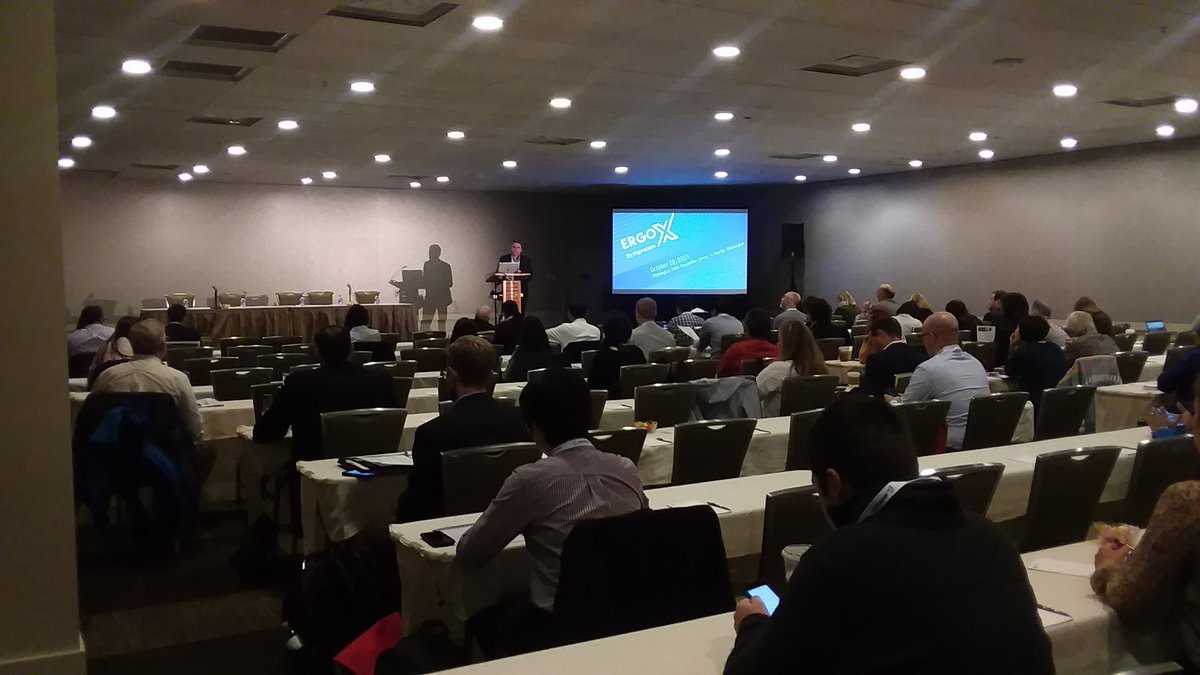 HFES's tweet photo. Happening Now: We're kicking off the 2019 #ErgoX in Seattle! https://t.co/ib41Cd6gv1