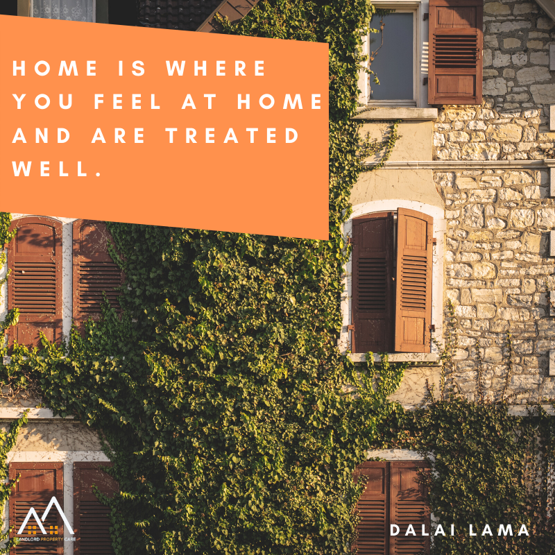 Home is where you feel at home and are treated well - Dalai Lama

#MondayMotivation #Quote