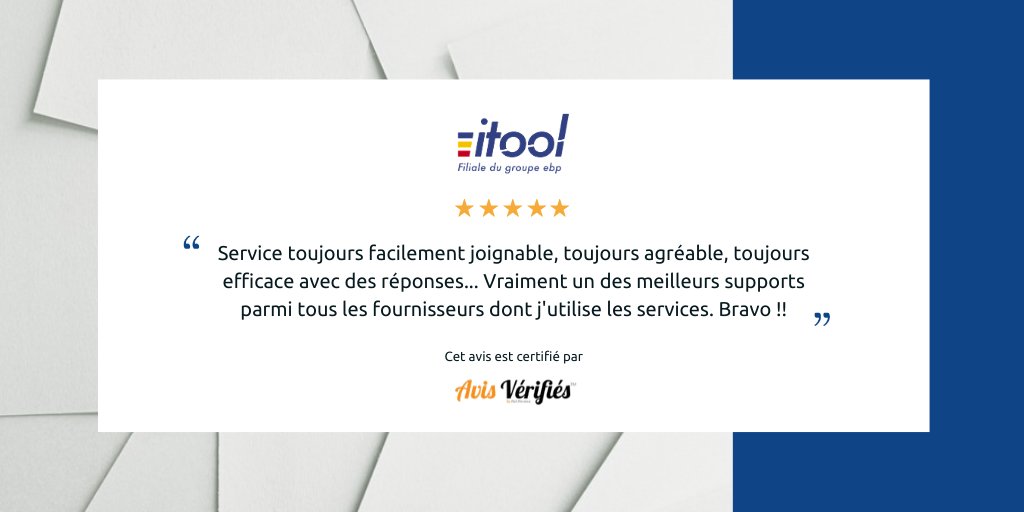[#Avis #Client] 😀👍🏻Merci à nos clients pour leurs retours d'#expérience sur nos services.
Retrouvez tous leurs avis sur notre attestation <a href="/AvisVerifies/">Avis Verifies</a> ➡️avis-verifies.com/avis-clients/i…