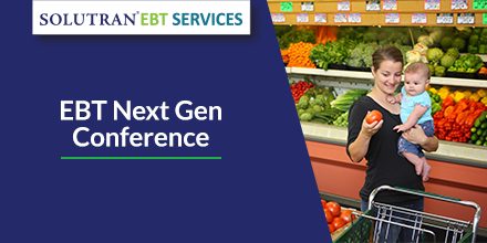 SolutranEBT's tweet photo. The Solutran team is excited to see everyone at the 2019 Next Gen conference in sunny Orlando next week! We are looking forward to discussions about the procurement process, service interruptions, and many more great topics. #EBT2019 https://t.co/ADWnaZ1fYs