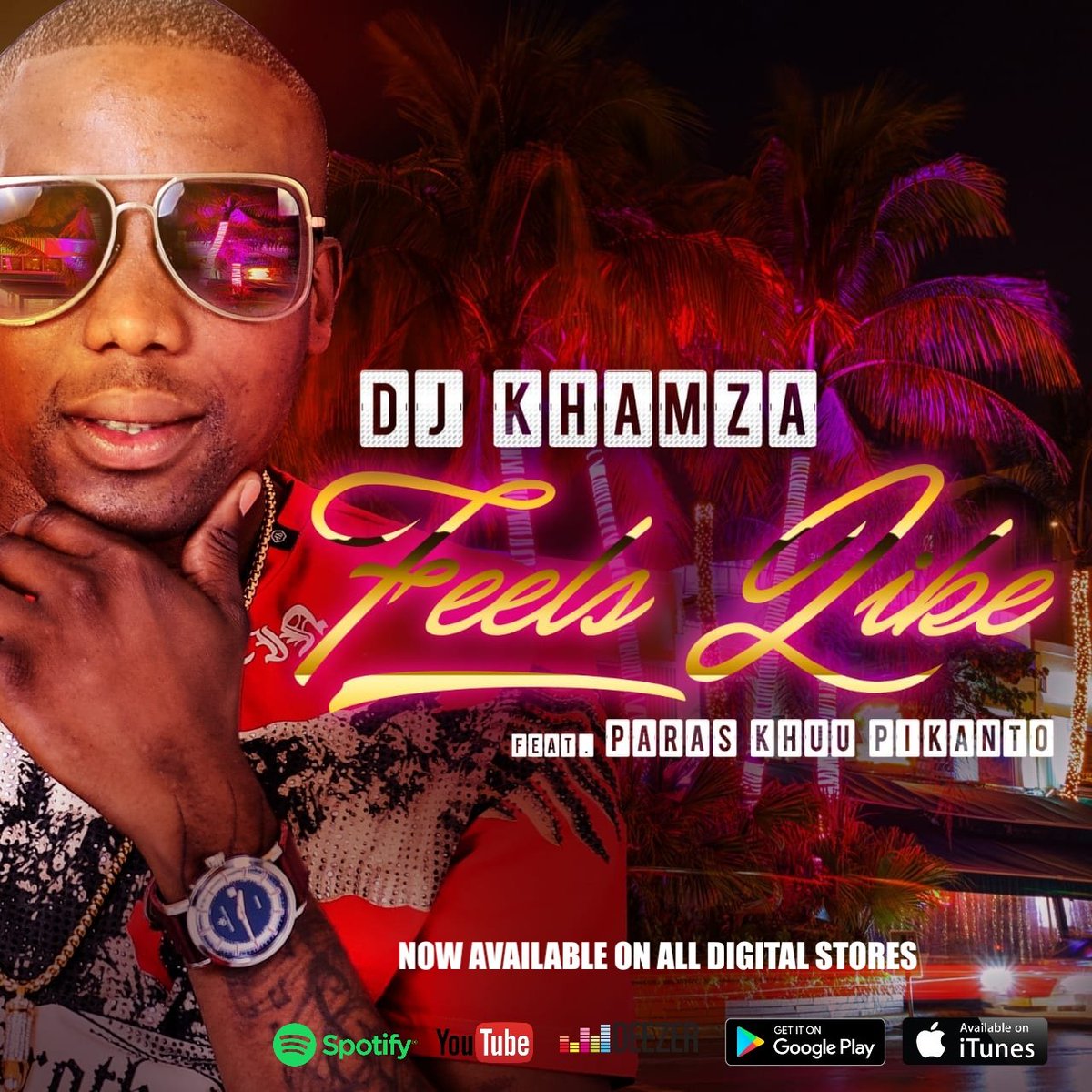 DjKhamzaSA's tweet photo. ๐จ MAJOR HIT ALERT ๐จ
Get the my new single #FeelsLikeOutNow feat. @PARAS_RSA @PK_PIKANTO & KHUU๐๐บ๐ฟ Link >> https://t.co/hLxHkN0I9I
PLEASE RETWEET ๐๐ฝ ๐๐ฝ https://t.co/OqY5dBfeER