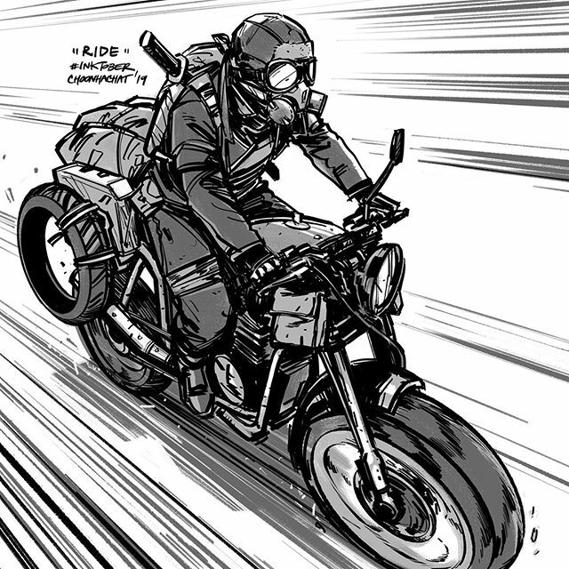 choonhachat's tweet photo. Day 28⁠
⁠
#inktober⁠
#inktober2019⁠
#procreate⁠
⁠
#choonhachat⁠
#experteezzz⁠
#bruteforcemethod⁠
#conceptart #postapocalypse #scifi #characterdesign https://t.co/nb40Ao4msl https://t.co/1XmIYdKdte
