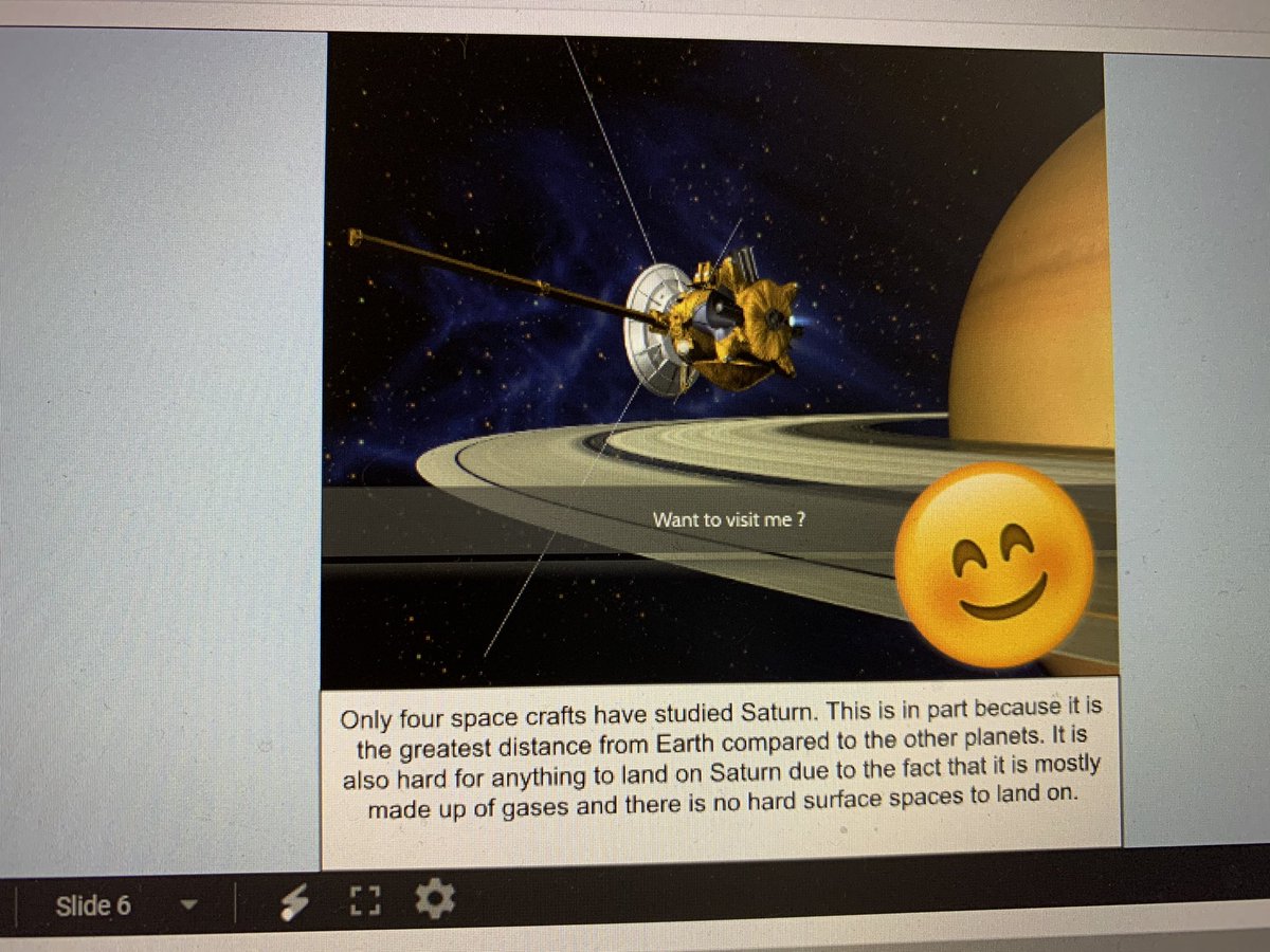 D300Digital's tweet photo. Are you on social media? Our solar system is! Last week, 6th grade Cougars @d300CMS made social media profiles for the planets in our solar system. These students showed their #creativity and savvy with #GoogleSlides and #WikiProjects too! @APascoEdTech #d300learns #d300dlc https://t.co/NEy5Xat352