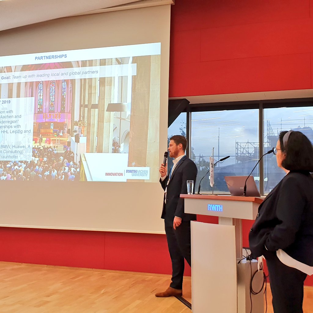 digitalHUBac's tweet photo. "Building Europe's leading tech incubator" Iris Wilhelmi, digitalHUB Aachen, &amp; Simon Fey, RWTH Innovation, present our initiative coming to live in #Aachen at atec19
#RWTH #AachenDigital #atec19 https://t.co/qjpYQVglMo