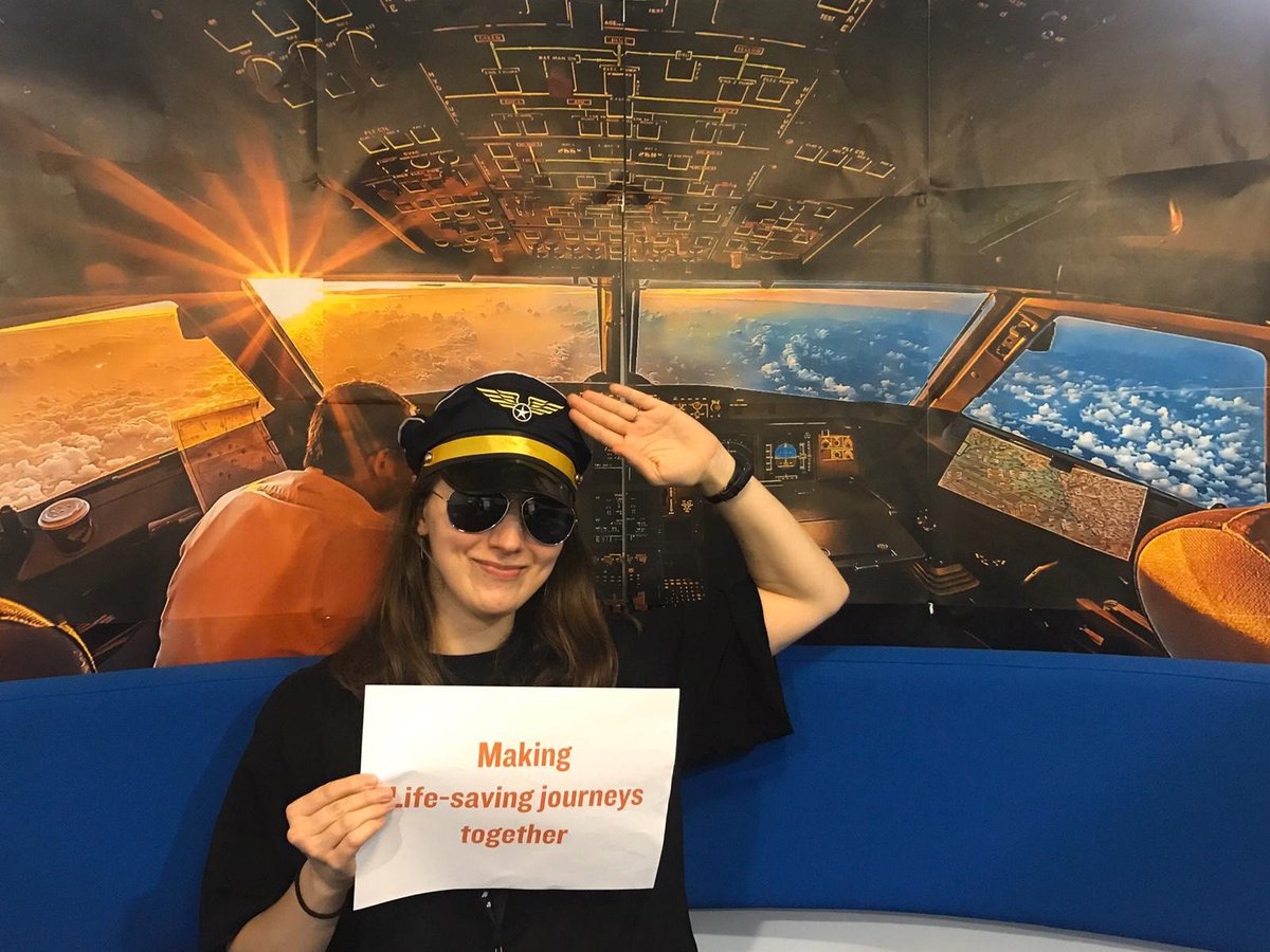 AliceTsi211's tweet photo. At @ProstateUK HQ, we're excited that @easyJet's #lifesavingjourneys campaign is back on all UK bound flights. Passengers can donate to @ProstateUK & @BreastCancerNow to help keep families affected by the most common cancers in men & women together for longer. Thank You easyJet! https://t.co/EokXSVLKRE
