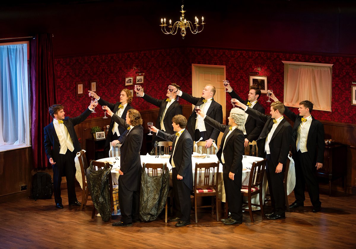 PoshOnStage's tweet photo. Tuck your coat tails away boys, #Posh finished its 2019 UK Tour this weekend at Theatr Clwyd! @ClwydTweets  

Congratulations to the wonderful cast and crew and thank you to all of our fabulous audiences across the UK.

It's been a #Riot! https://t.co/ncaRn1FFkf