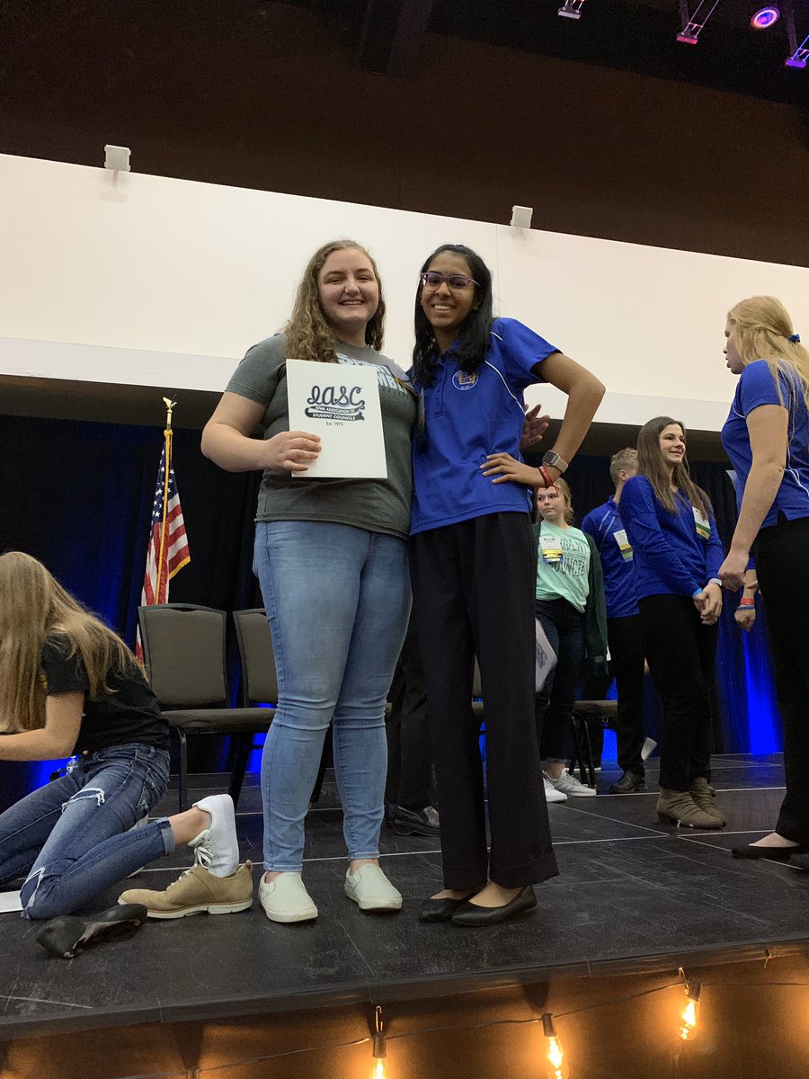 Congratulations to Grace Davidson on becoming the 2nd Vice President-Elect of Iowa Student Councils! You have worked so hard for this position and Spartan Assembly is so proud of you! 🤩