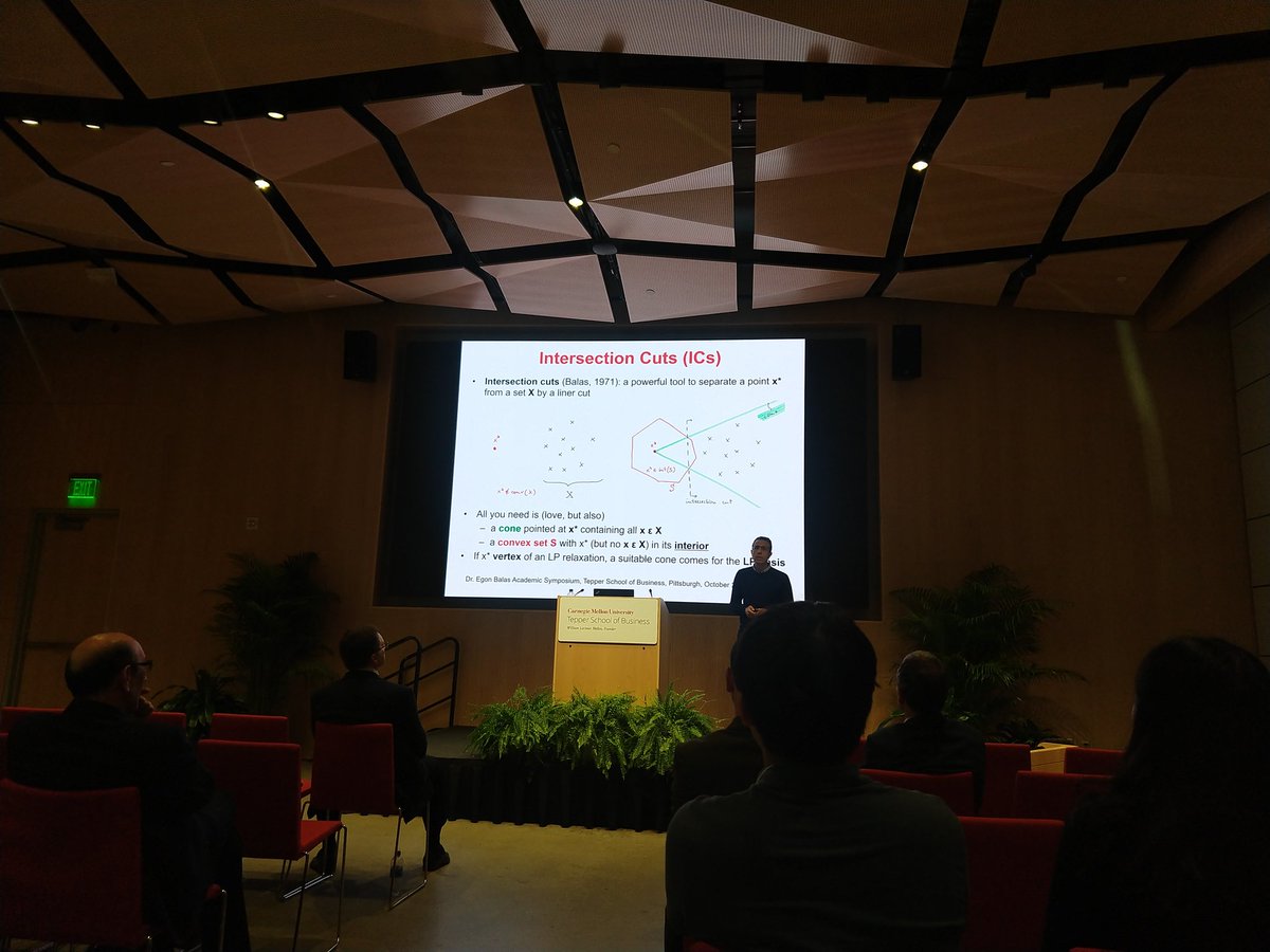 rahmaniani_r's tweet photo. @MFischetti in his talk on intersection cuts says all that we need is love and a cone! https://t.co/QHapfhJqLN