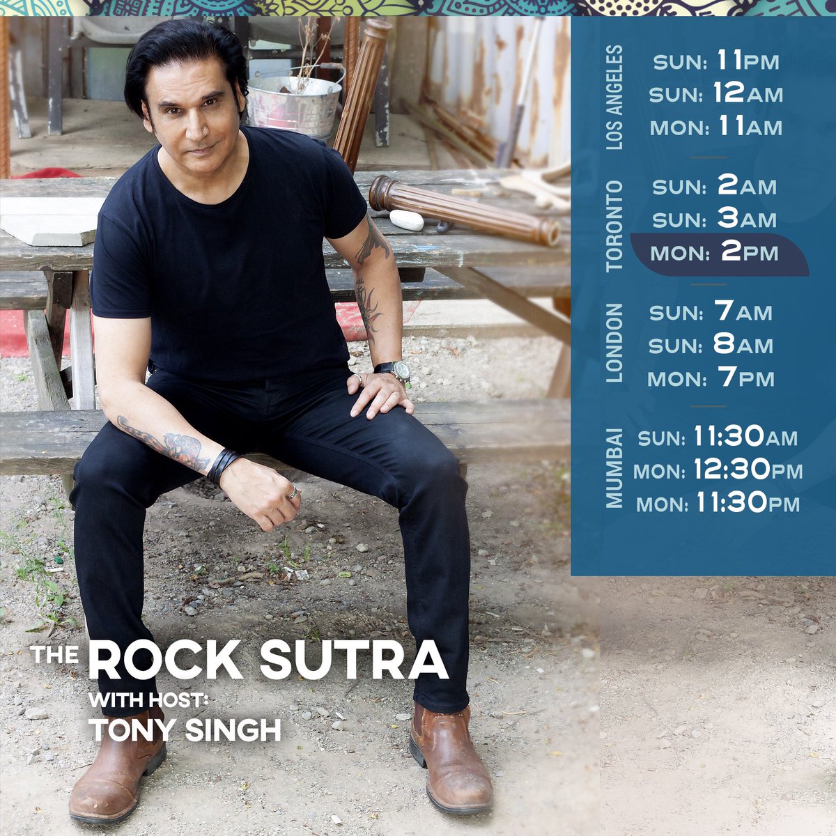 Sirensofshanti's tweet photo. Listen to The Rock Sutra today at 2 pm EST on Rukus Avenue Radio https://t.co/S5CPjbjbiF or download the 
Dash Radio App. #TheRockSutra #DashRadio #PBN  #SirensofShanti #PunjabiByNature #SOS #RukusAvenueRadio #SouthAsia with a #HardEdge!! https://t.co/IZZHLgNEK9