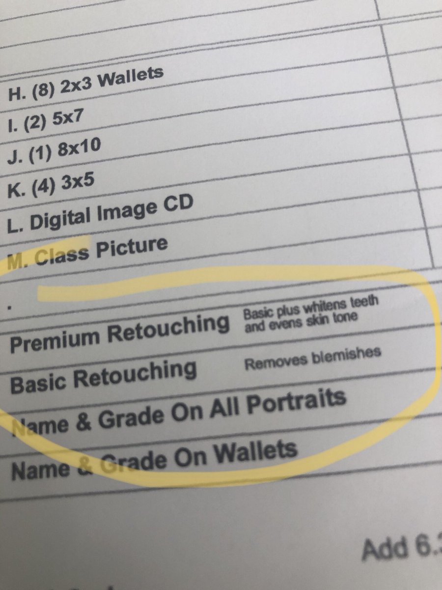 The girls have their school photo today and there is the option to AIRBRUSH the picture! There are two levels offered!! What the....?! Have complained! What 8 yr old needs to be paranoid about an “uneven skin tone”