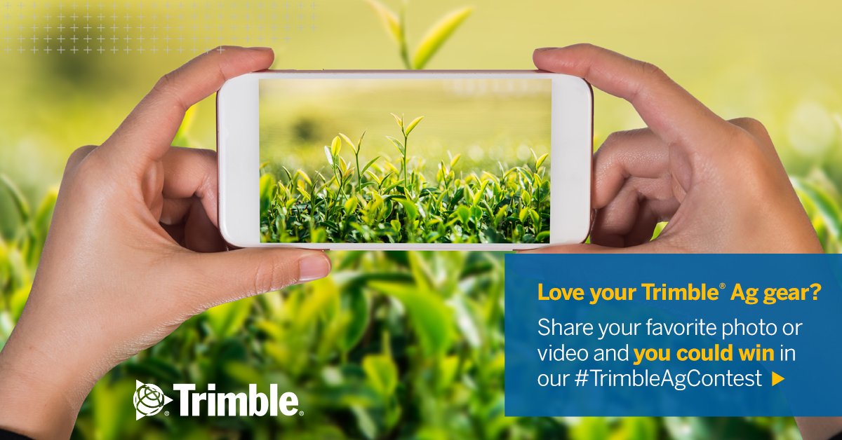 Trimble Agriculture is excited to announce our 2019 photo and video contest! Take a pic or video of your Trimble Ag products in use, submit here: hubs.ly/H0ltfsJ0 , and you're entered to win! #TrimbleAgContest