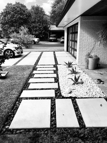 LGconcrete's tweet photo. Check out this modern driveway/ walkway! Call today to get your next concrete project started. #AustinTexas #ConcreteDesign #Concrete https://t.co/ghjUOUyp0b