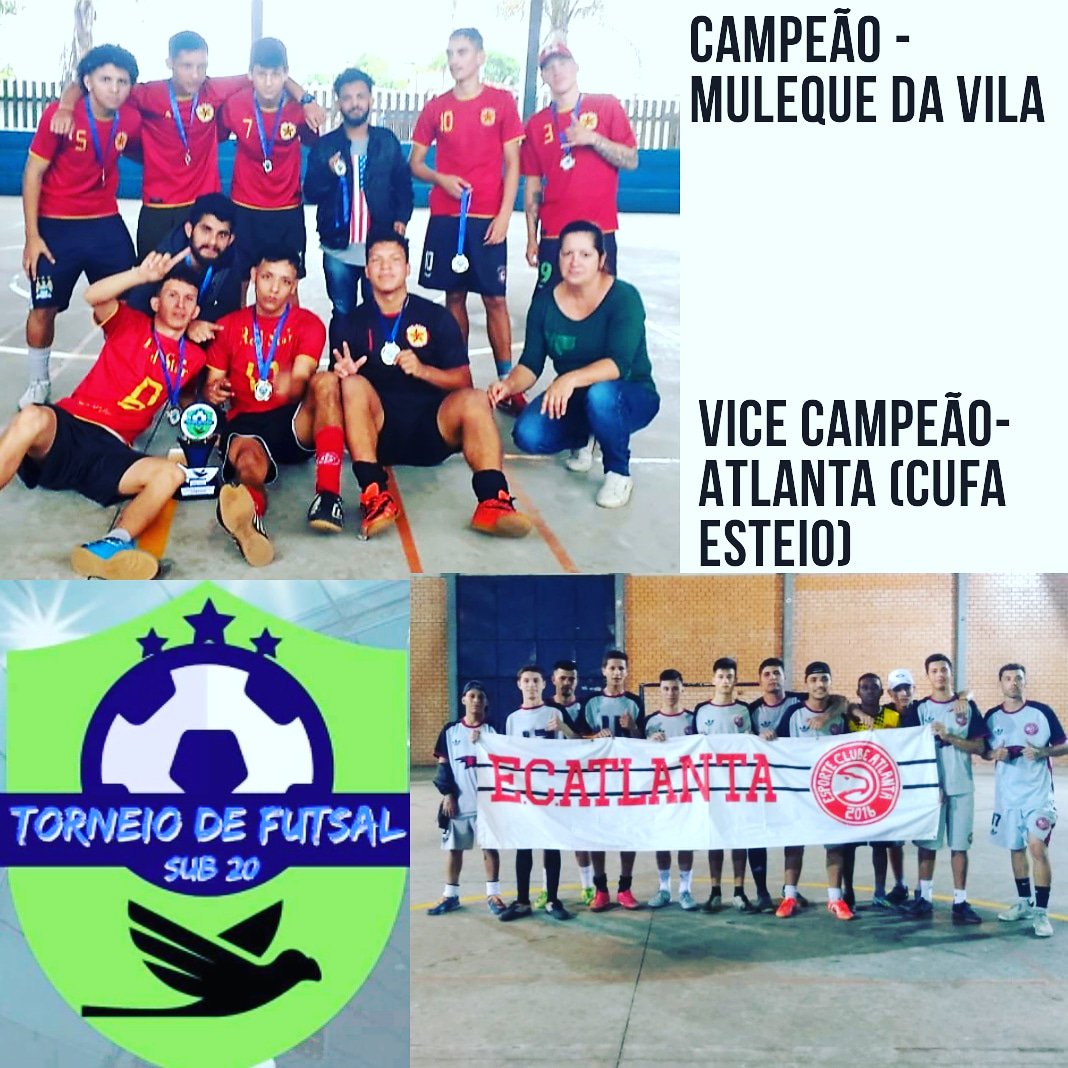 Domingo foi dia de futsal ⚽️ na CUFA ESTEIO.
50 atletas divididos em 5 equipes disputaram troféu de campeão neste domingo, o torneio de futsal sub20 da CUFA ESTEIO terminou tendo como campeão a equipe Muleque da Vila, e em segundo colocado a equipe de futsal CUFA Esteio (Atlanta)