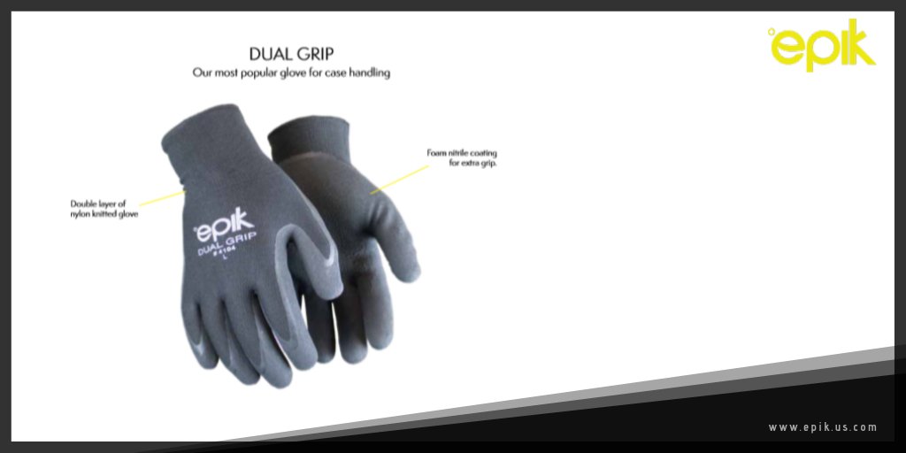 Epikproducts's tweet photo. DUAL GRIP 
Our most popular glove for case handling.

Order Now:https://t.co/W1OZGerGqr
#safetywear
#foodprocessingsafety
#personalprotection
#Epik https://t.co/cNJOPeGxOe