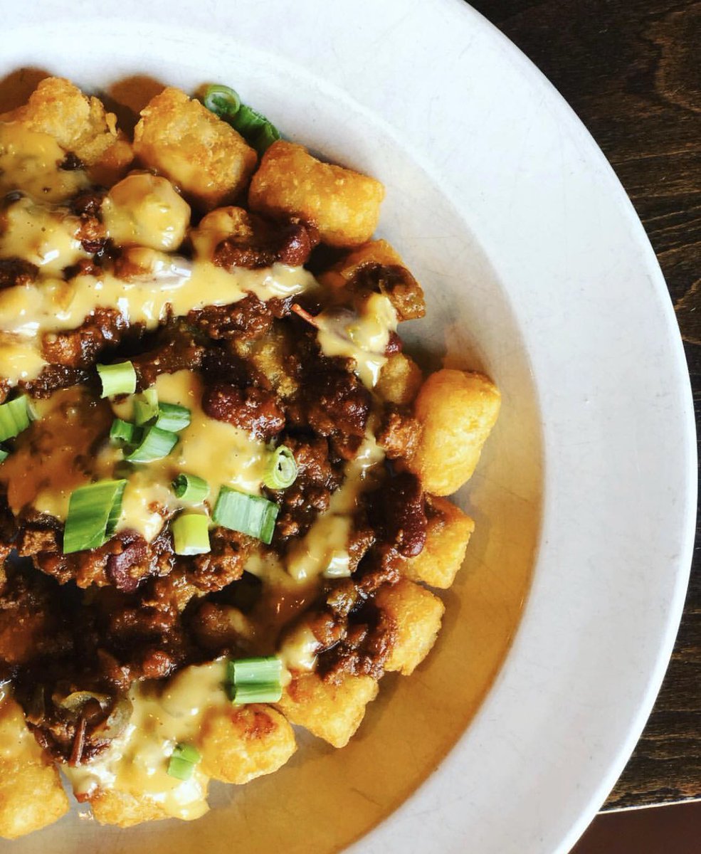 StoutsPub's tweet photo. Anniversary Special #4: Chili Cheese Tots all day! You don’t have to wait until 6:00 to score our favorite Happy Hour appetizer today! Yum 😋😋
#chili #tots #cheesy #appetizer #anniversary #special #pub #classic #pubfood #mnbar #stpaulpub #stoutspub #yeareight https://t.co/FqXt6E7Mqn