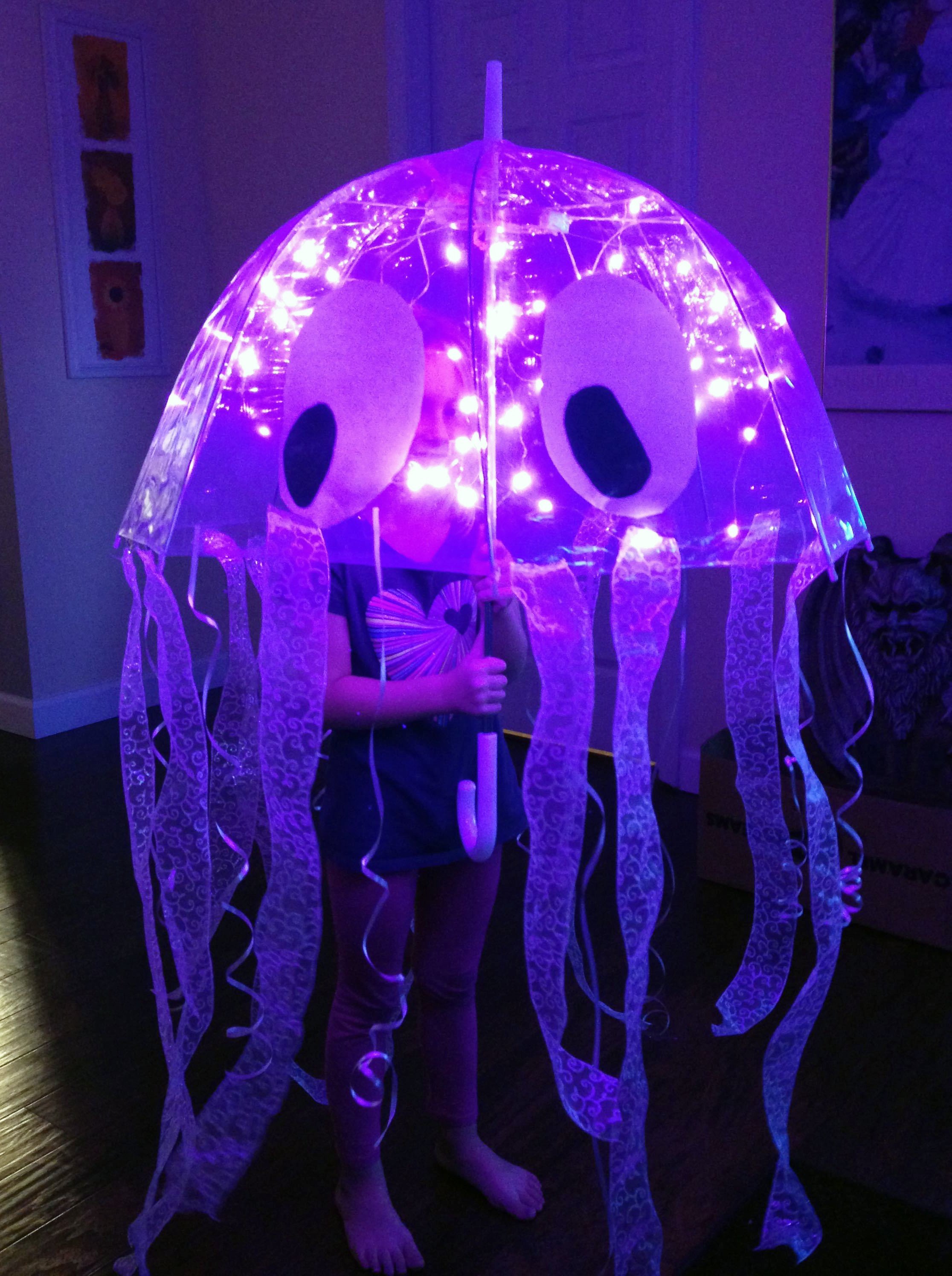 Glow in the dark Kids Jellyfish Costume