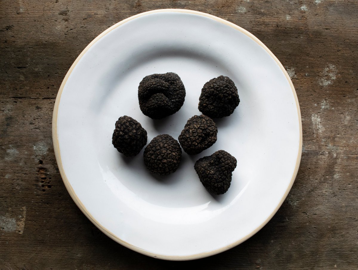 Fresh Autumn Truffles are in our shop! A prized delicacy, Autumn Truffles (Tuber Uncinatum) are a real treat. 
Use them to:🧀Elevate cheese fondue🥚Up your scrambled egg game🍄Create an extra special mushroom risotto. Pop in for more info &amp; treat yourself to a seasonal speciality