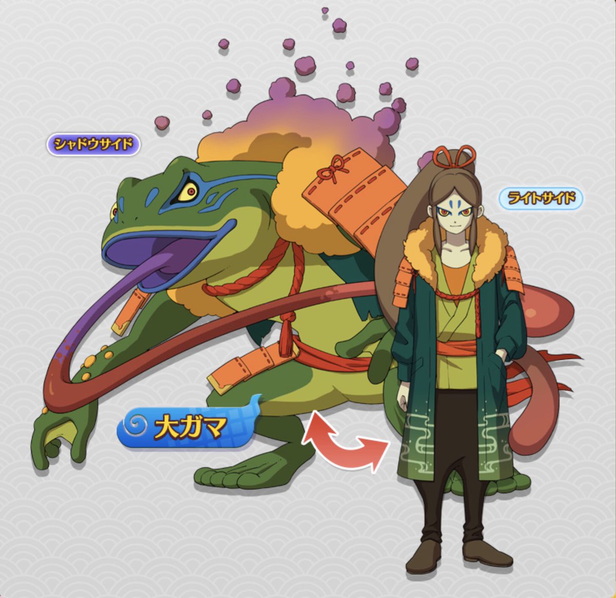 ついうっかり土蜘蛛様と大蝦蟇様見てしまったのでスイッチの妖怪