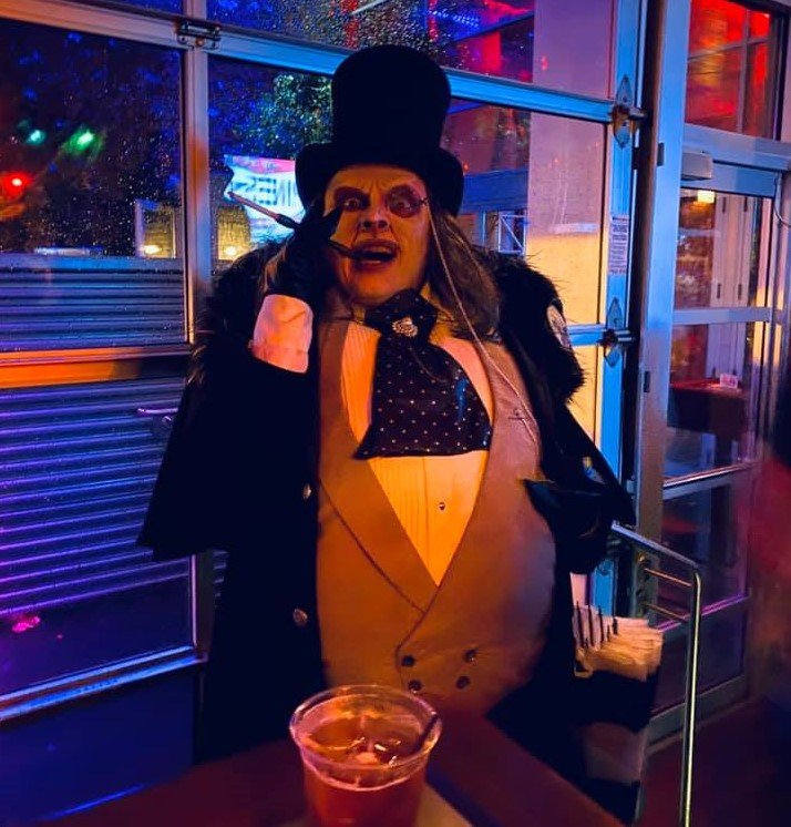 Jeremy Peacock as Penguin from Batman Returns.