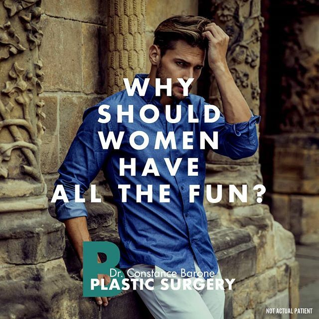 Why should women have all the fun? Men, it's time to put stock in your appearance and boost your confidence in the process. Help maintain your competitive edge in the workplace and prevent premature aging with the help of Botox from Dr. Constance Barone.… ift.tt/2pjJtO9