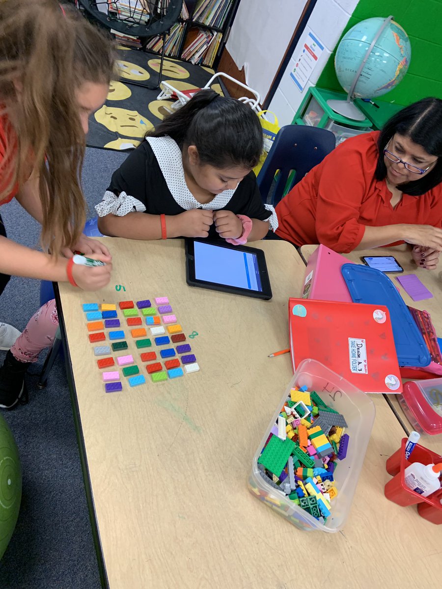 WISDinnovation's tweet image. Area, Arrays, and Activities, oh my! These @WedgeworthES 3rd graders are LOVING @cll1781 @GooseChaseEDU math challenge! Creating AND explaining their math while having fun!!