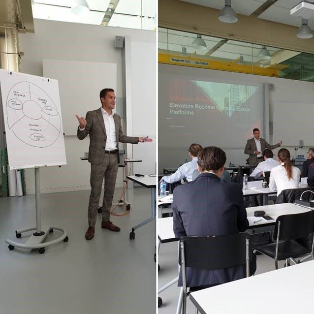 Internet of Elevators and Escalators (IoEE): die nächste Generation von Aufzügen und Rolltreppen wird als Kommunikationsplattformen dienen und neue Chancen zur Generierung von Wertschöpfung bieten. Vielen Dank an <a href="/G_STILLHARD/">Guido Stillhard</a> von #ShindlerAhead für den inspirierenden Einblick!