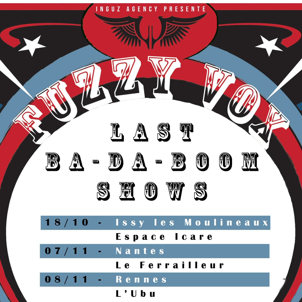 NEXT STEP !
Nantes et Rennes avec LA POISON les 6 et 7 novembre prochains ! Qui sera de la partie ?

Infos et réservations ici 👇
Nantes : facebook.com/events/3530001…
Rennes : facebook.com/events/5046351…