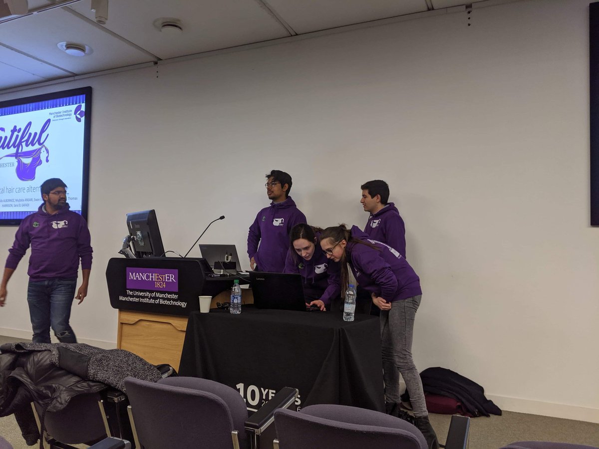 iGEM_Manchester's tweet photo. Preparing our presentation for Boston @iGEM #Cutiful https://t.co/a3fzKCI4gU