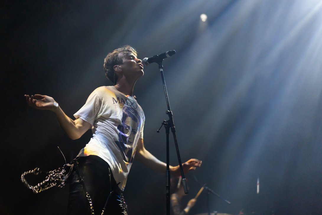 indierocks's tweet photo. Como un ave fénix, hace un mes el #CMD_Fest renació de entre las cenizas. @BoyHarsher, #PepeMogt, #Adult, @Nitzer_Ebb y @TR_ST nos regalaron una noche de fuego fatuo en el @frontonmexicoce. https://t.co/AvUeLTzCN4 🖤🔥 https://t.co/MdJYzh7t0K