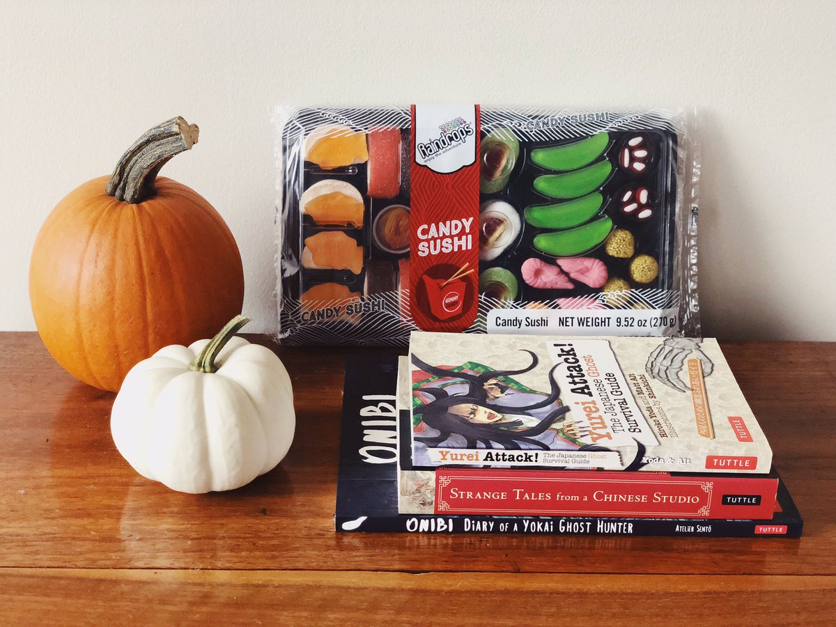 It’s time for SPOOKY SWEEPSTAKES

We’re giving away three supernatural stories—Yurei Attack, Strange Tales from a Chinese Studio &amp; Onibi—and candy sushi!

TO ENTER: 
1. Follow <a href="/TuttleBooks/">Tuttle Publishing</a> 
2. Subscribe to our newsletter (bit.ly/tutmail)
3. RT

(Open to US, UK &amp; Canada)